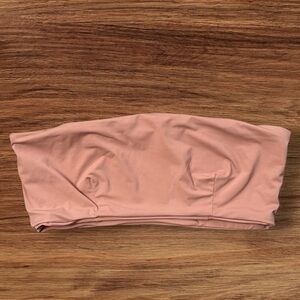 437 Four Three Seven Aubrey Bandeau Swim Top - Tan - Small